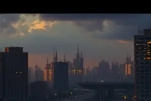 长夜回声双线叙事封面，钟面刻度与时间码交叠