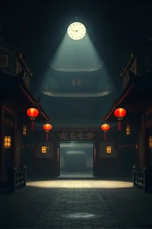 青苔与钢封面，生锈钢梁上覆着青苔的竖构图
